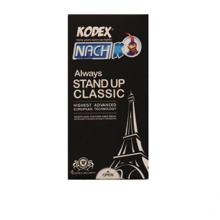 کاندوم کدکس مدل Stand up Classic بسته 12 عددی