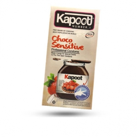 کاندوم کاپوت مدل Choco Sensitive بسته 12 عددی