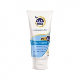 کرم ضد آفتاب مرطوب کننده سان سنس مدل Moisturising Face SPF50 حجم 50 میلی لیتر