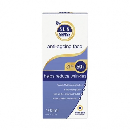 کرم ضد آفتاب سان سنس مدل Anti-Ageing SPF50 حجم 50 میلی لیتر