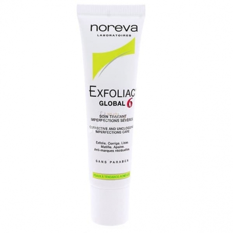 کرم ضد جوش گلوبال 6 نوروا سری Exfoliac