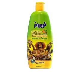 شامپو بـچه ماداگاسکار فیروز Warm And Sweet حجم 300 میلی لیتر