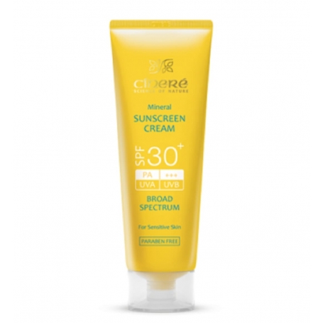 کرم ضد آفتاب SPF30+ بدون رنگ مینرال سینره
