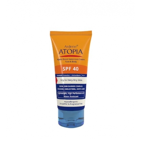 کرم ضد آفتاب آتوپیا SPF40 مناسب پوست خشک و خیلی خشک 50میل آردن